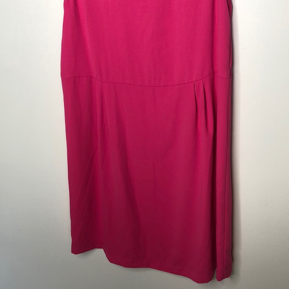 A New Day pink scalloped A-line keyhole dress - Picture 4 of 8